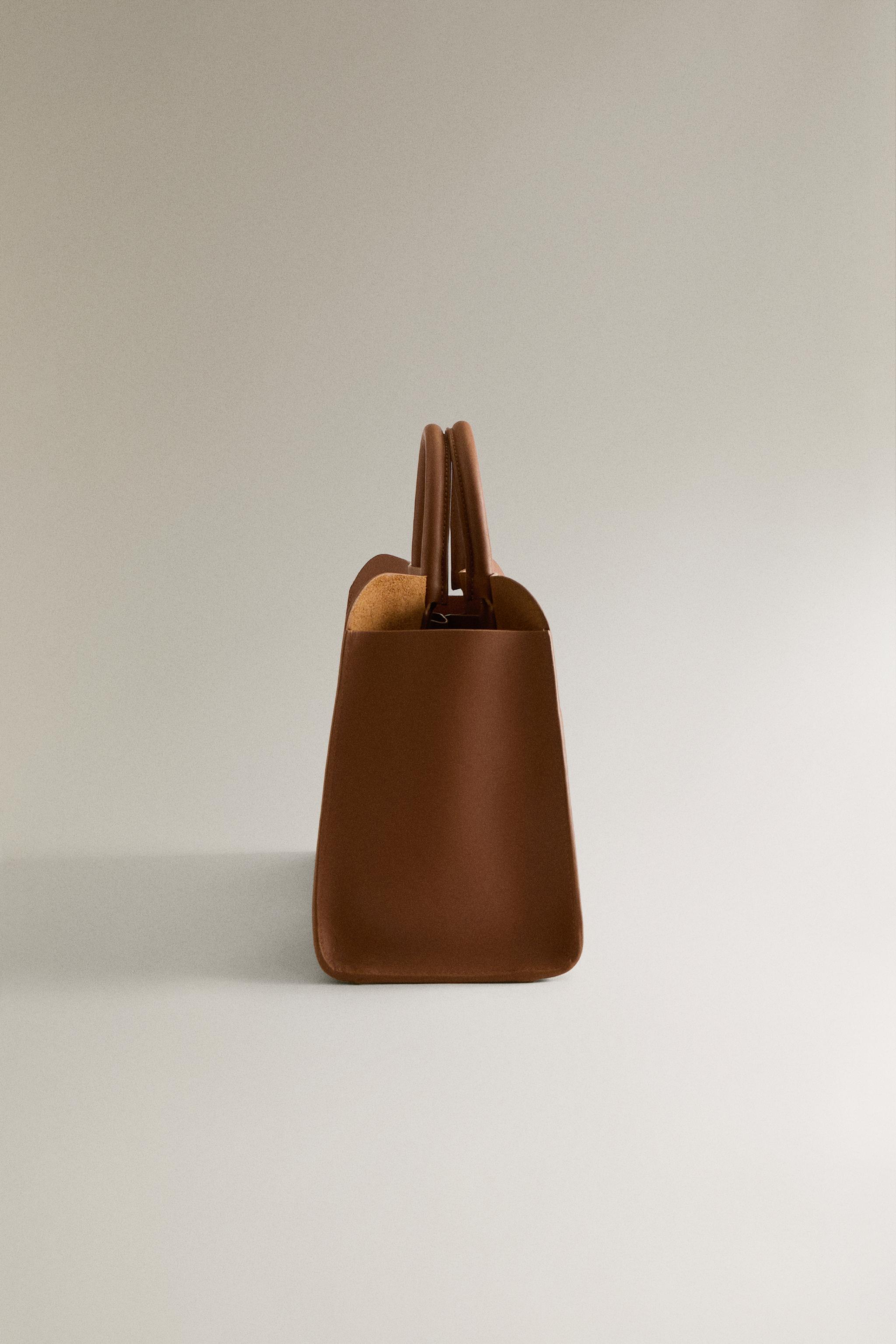 LEATHER MINI TOTE BAG